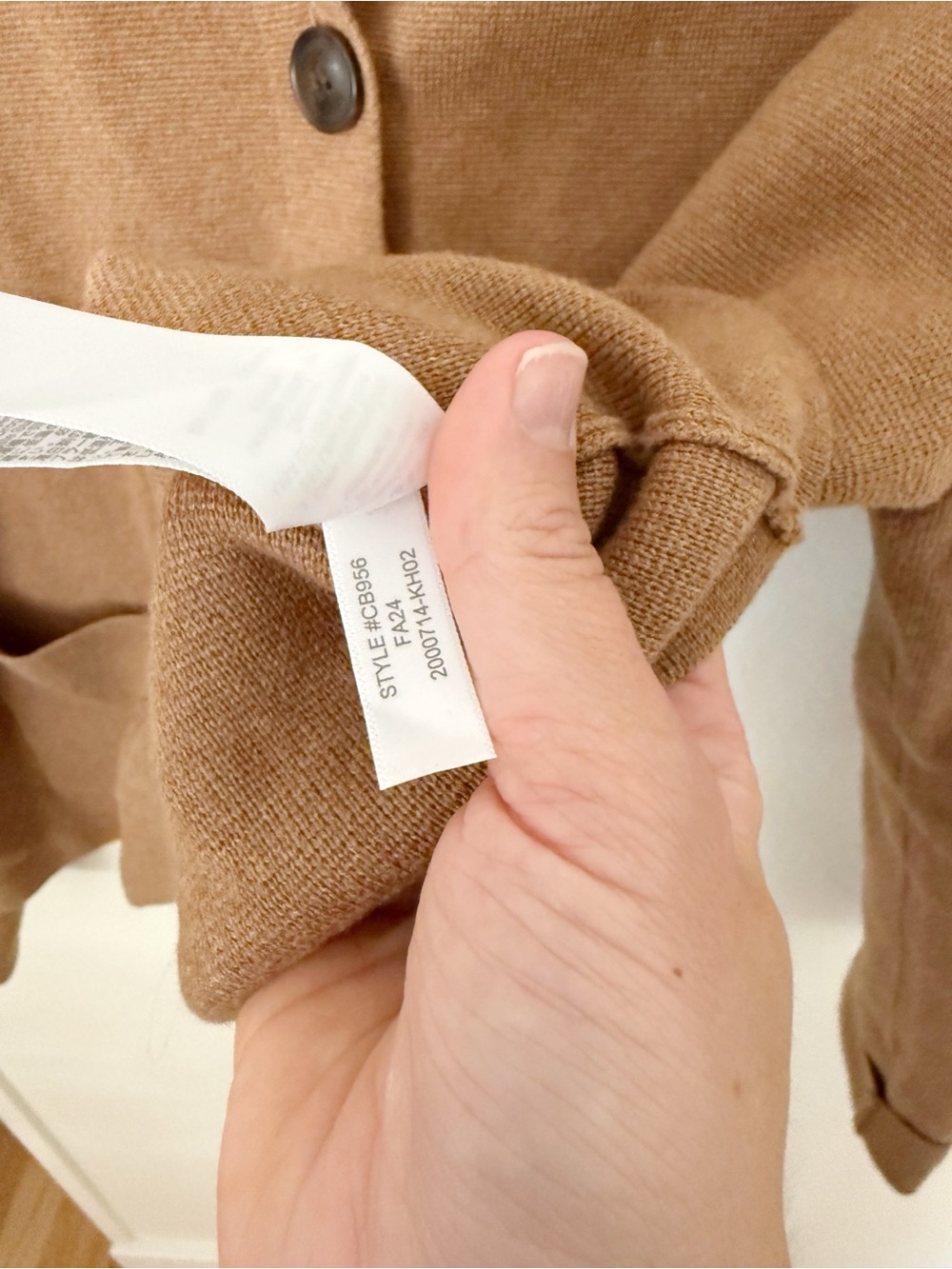 J. Crew Polo Cardigan Sweater Jacket Sz L - Picture 6 of 6
